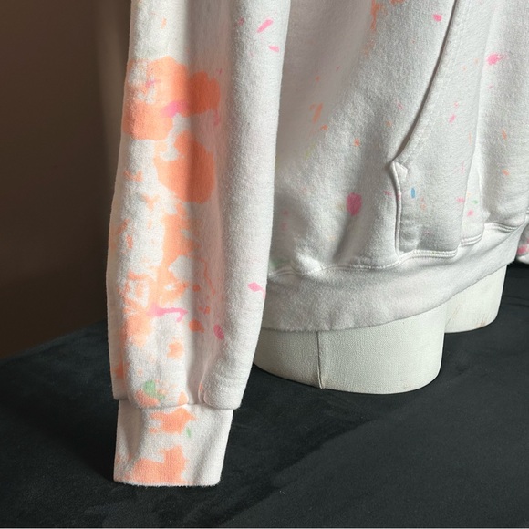 Hanes White 'Life in Color' Hoodie - Picture 3 of 8